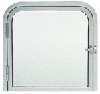 Package Slot with Left Hinged Clear View Door with 6 mm Glass.